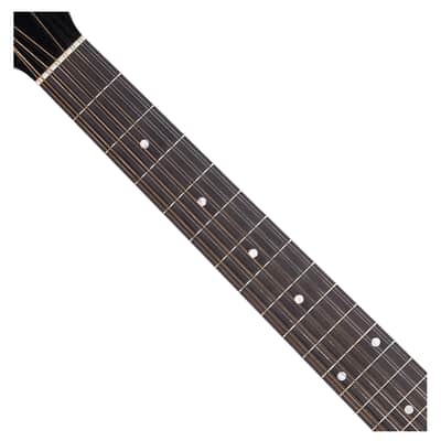 Godin Mahogany Folk 12 12-String Acoustic Electric Guitar - Rustic Burst image 3