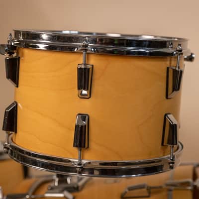 Pearl World Series Natural Satin Drum Set 14x20 8x12 and 14x14 image 17