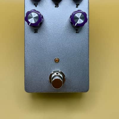 RCO Pedals Marsh Fuzz (BOG build) 2026 - Raw aluminum with violet knobs image 2