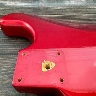 80s FERNANDES FST-65 Stratocaster Type Alder Body Candy Apple Red Made in Japan image 18