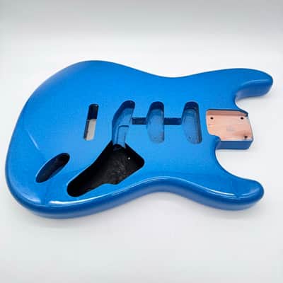 HooDoo Stratocaster Body Alder Sparkle Blue hsb6384 image 2