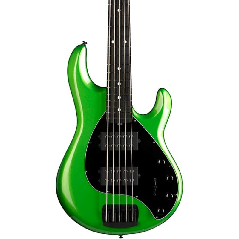 Ernie Ball Music Man StingRay5 Special HH 5-String Electric Bass Guitar - Kiwi Green image 1