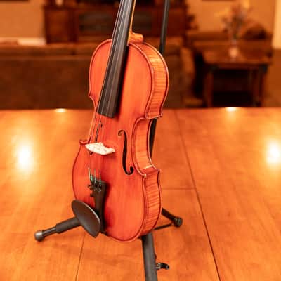 Beautiful 1924 Handcrafted 16" Viola by Jacob Lundh + Bow (with Appraisals) image 5