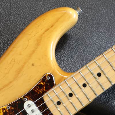 1973 Fender Stratocaster Electric Guitar Natural + OHSC image 4
