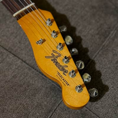 Fender Vintera III Mid '60s Telecaster 75th Anniversay Stamp w/Deluxe Fender Gig Bag and Factory Case Candy, 2026 Model in Firemist Gold & Rosewood Fingerboard image 7