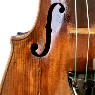 Antique 4/4 Violin - Labeled “Ruggeri 1675” Cremona - Flamed Maple Back - Complete Outfit with Case, Bow & Certificate - VIDEOS image 9