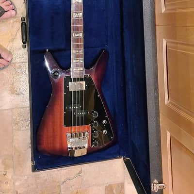 Electra X620  OUTLAW BASS.  MPC RARE + 2 Modules 1977 Sunburst Mahogany image 3