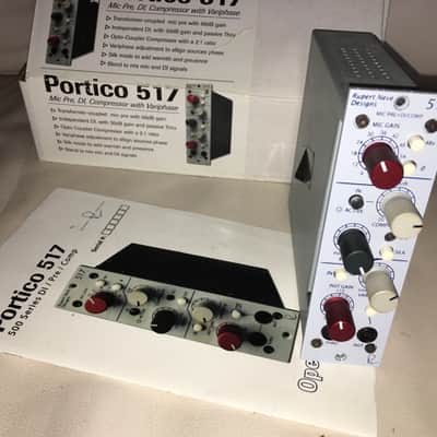 Rupert Neve Designs Portico 517 500 Series Mic Pre / Compressor Module 2011 - Present - White image 1