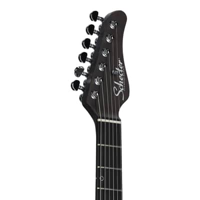 Schecter MV-6 Electric Guitar, with Ebony Fingerboard, Metallic Purple image 3