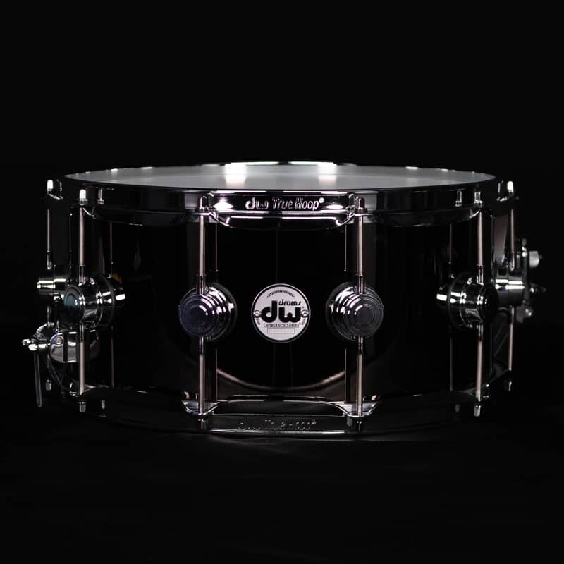 DW 14" x 6.5" Collector's Series Black Nickel Over Brass Snare Drum image 1