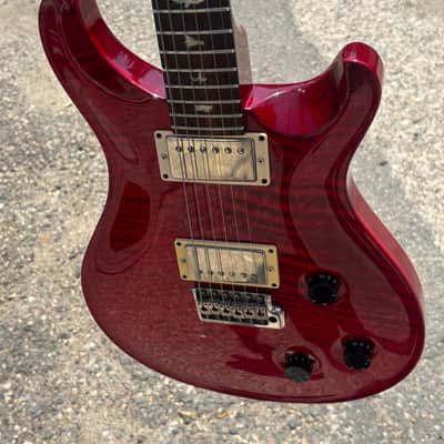 2004 USA Paul Reed Smith PRS Custom 22 in Ruby Red with Chevron 10 Top w/ case Dragon II image 14