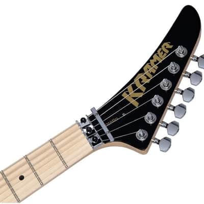 Kramer Baretta Graphics White Lotus (with EVH D-Tuna and Gig Bag) image 4
