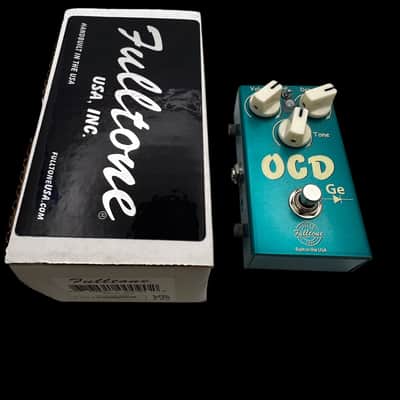Fulltone Custom Shop OCD-GE Germanium Overdrive 2019 - Tahitian Teal X4412 image 1