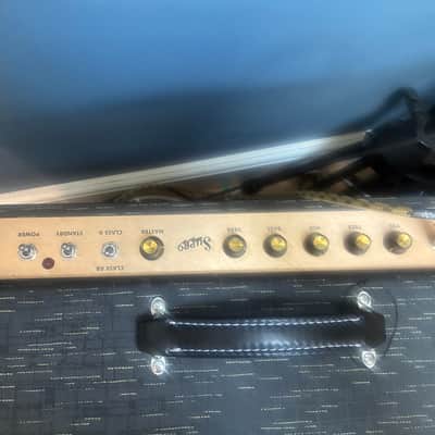 Supro 1630RC Ambassador Custom 50-Watt 2x10" Guitar Combo 2023 - Present - Black Scandia image 2