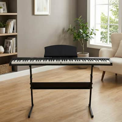 88-Key Digital Piano w/ Stand, Semi-Weighted Keys, Bluetooth MIDI, Headphones & Bag – Full Home Keyboard Kit image 5