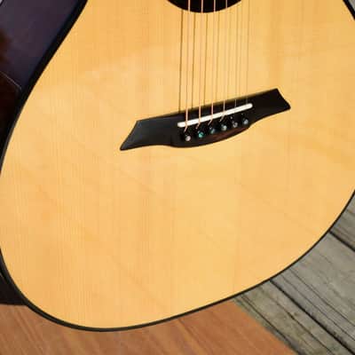 2018 TreeHouse OMZ Cutaway Acoustic Guitar | Cocobolo & Adirondack Spruce image 4