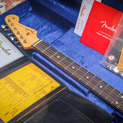 FENDER USA Custom Shop 1960 Stratocaster Reissue Jrny' Relic "Fiesta Red + Rosewood" (2024) image 3