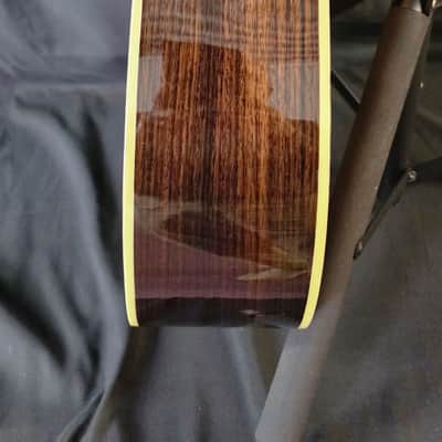 Alvarez LT70e Herringbone 12-Fret Auditorium Acoustic-Electric Guitar Sunset Finish w/ Soft Case image 7