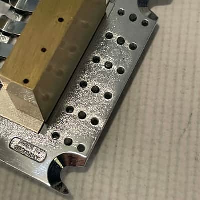 2000's Schaller Made in Germany Chrome Original Floyd Rose Tremolo Bridge & Arm Set, Brass Block image 14