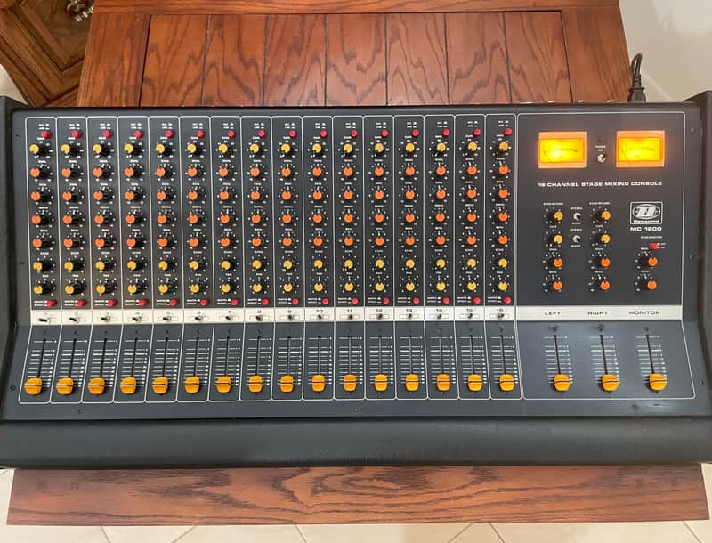 RARE Vintage Dynacord MC1600 16 channel Analog Mixer 1979 Mixing