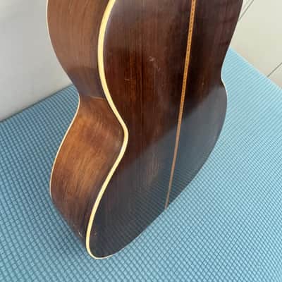 Vintage 1900s Lyon & Healy Parlor Guitar Finest Woods & Craftsmanship Moon Sun & Stars Inlay Ladder Braced Ditson Supertone Regal Lakeside image 11