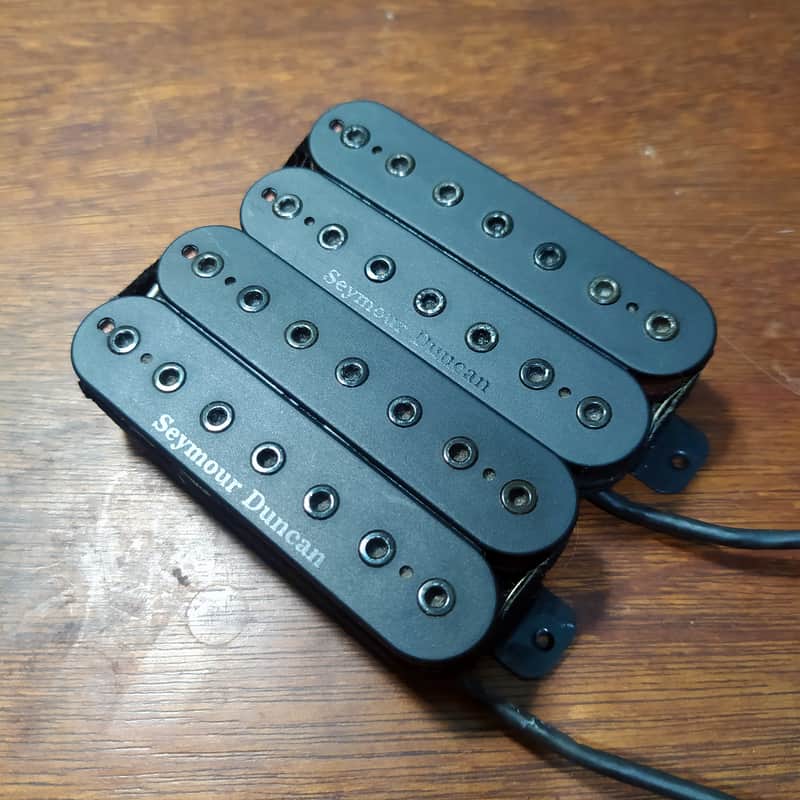 Seymour Duncan Mark Holcomb Signature Alpha / Omega 7-String Pickup Set - Black image 1