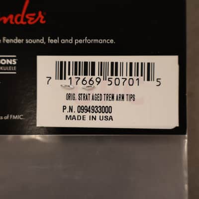 Fender Stratocaster Tremolo Arm Tips, Aged White (2) image 3