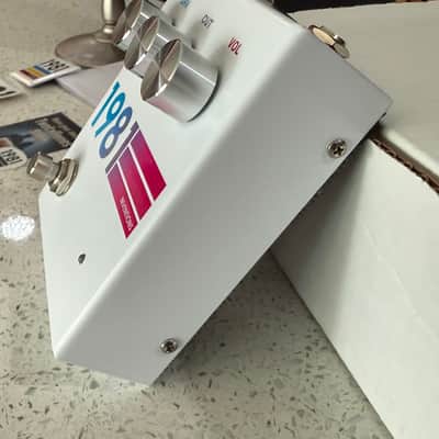 1981 Inventions DRV Overdrive Pedal White Limited Colorway w/ Box, Manual, Pouch & Extras image 6