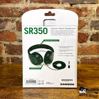 Samson SR350 Over-Ear Stereo Headphones *NEW* (2020s - Black) image 2