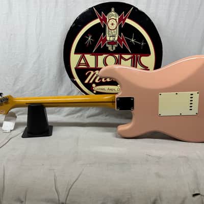 Fender ST-54 st54 1954 Reissue Stratocaster Guitar - MIJ Made In Japan 1996 - 1997 - Shell Pink / Maple neck image 8