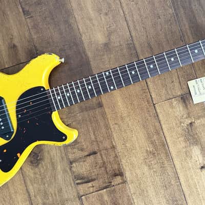 Rock N Roll Relics Thunders Electric Guitar Aged TV Yellow 252020 image 7
