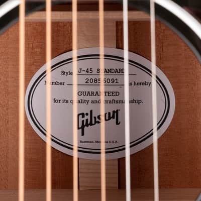 Gibson J-45 Standard Vintage Sunburst With Case image 7