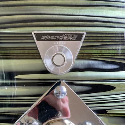 1960’s Ludwig Standard Avocado Strata Drums image 8