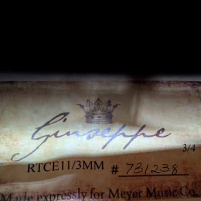 Giuseppe Model RTCE11/3MM Size 3/4 Cello with Bag and Bow image 3