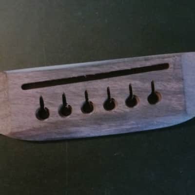 Acoustic Electric or Acoustic 6 String Guitar Bridge Guitar Parts image 2