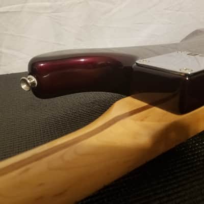 Fender Standard Stratocaster HSS 2006 60th Anniversary Midnight Wine Red Humbucker Maple Neck MIM image 17