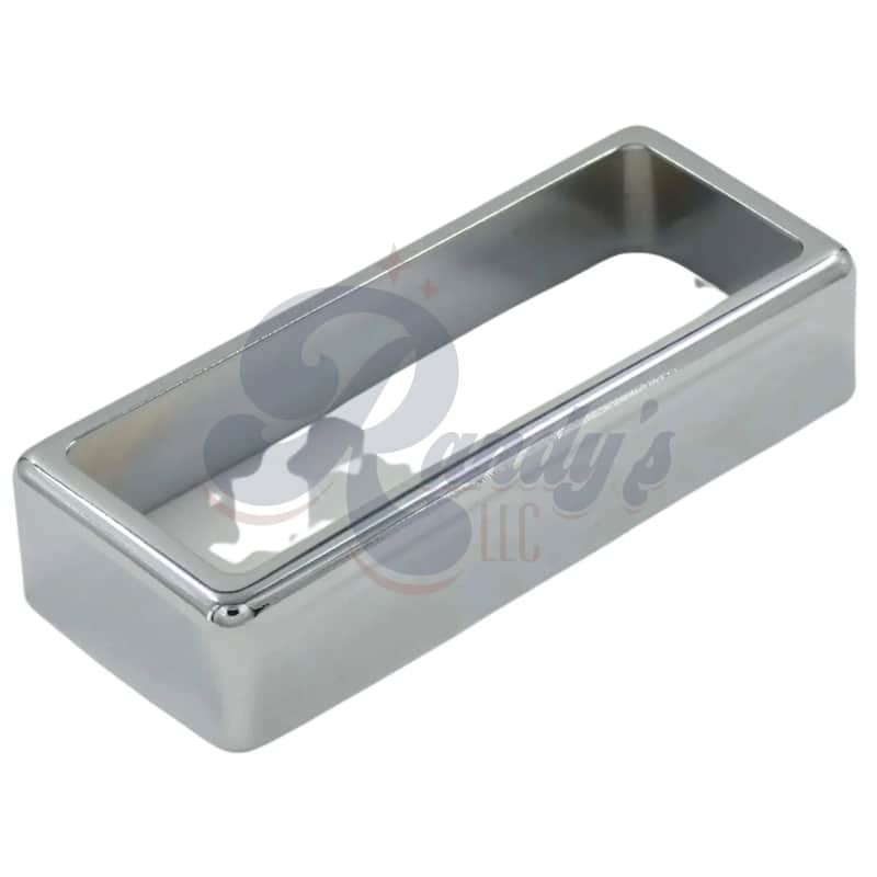 Advanced Plating 1893C Firebird® Mini-Humbucker Pickup Cover (Open) - Fits Gibson®-Chrome image 1