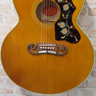 Epiphone 1957 SJ 200 Reissue Acoustic Electric Guitar Antique Natural - Used