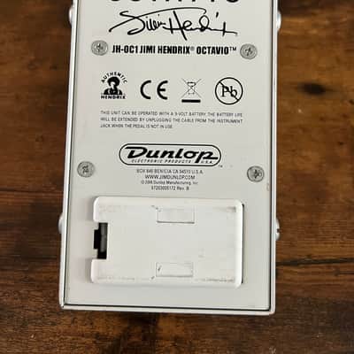 Dunlop JH-OC1 Jimi Hendrix Signature Octavio – Made in USA – White – Rare image 3