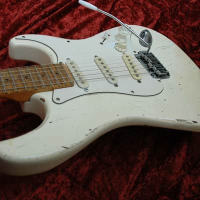 Fender Stratocaster STS 55M 1990 Fujigen Japan MIJ Rare Short Scale Maxon Scalloped Blackmore image 12