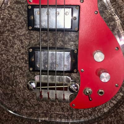 Vintage 1960’s Conrad acrylic electric Bass Guitar made in japan image 6