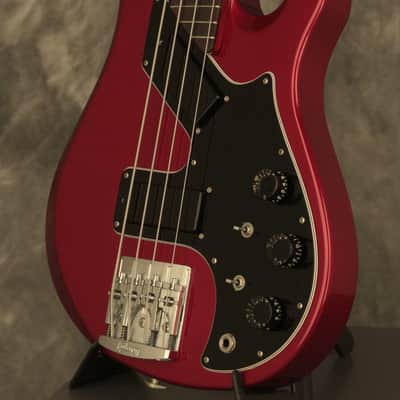 1982 Gibson Victory Artist Bass CANDY APPLE RED with papers + RARE painted neck image 6