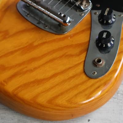 1978 Fender USA Mustang (Natural) image 3