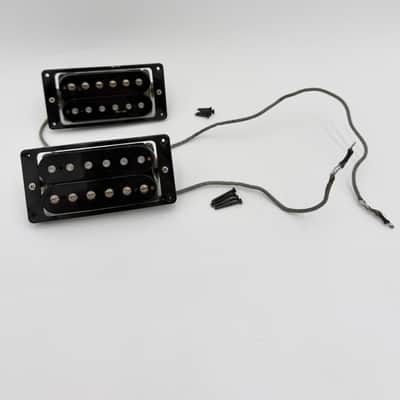 1980s Gibson Tim Shaw PAF & Dirty Fingers Humbucker Set - Black image 1