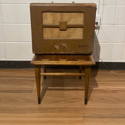 Gibson BR-6F 3-Input 10-Watt 1x10" Guitar Combo 1948 - 1954 - Brown image 1