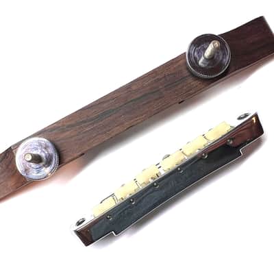 Gibson Forge ABR-1 guitar bridge Nylon wire stamp Les paul original vintage USA paf 1965-1970’s - Chrome image 6