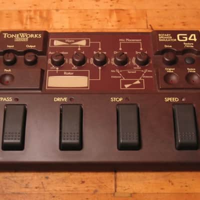 ロータリーシミュレーター　korg toneworks G4 Korg ToneWorks G4 Rotary Speaker Simulator | Reverb