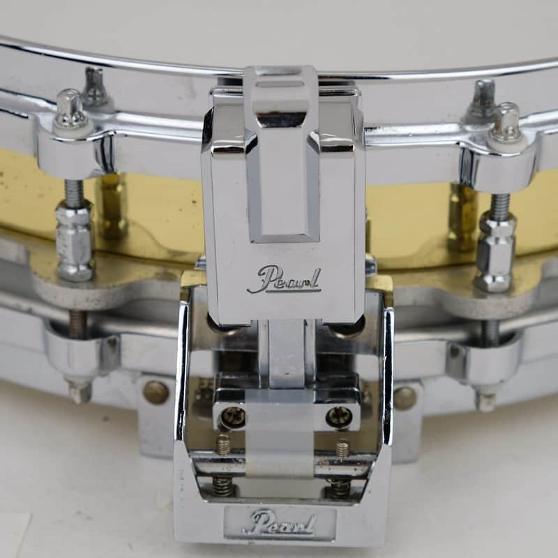 Pearl B-914P Free-Floating Brass 14x3.5" Piccolo Snare Drum (1st Gen) 1984 - 1991 image 3