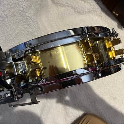 Yamaha SD-493 14x3.5" Brass Piccolo Snare Drum 1987-1996 - Brass image 5