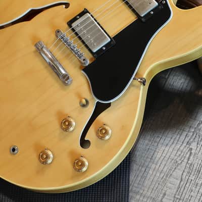 2010 Gibson Custom Shop ES-335 '58 Historic Reissue Semi-Hollow Electric Guitar Natural + COA OHSC image 7